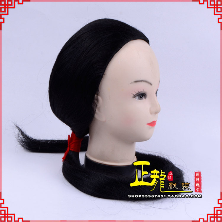 红桥古装影视演出头套花旦假发 真发古装发