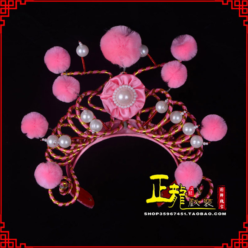 红桥穆桂英花木兰盔帽 女兵额子