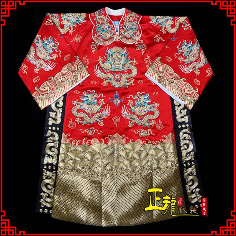红桥皇帝蟒袍全金八宝团龙蟒