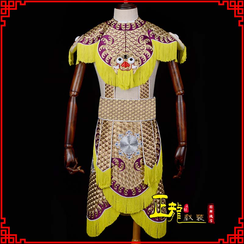 红桥武将士兵云肩鱼鳞侉子