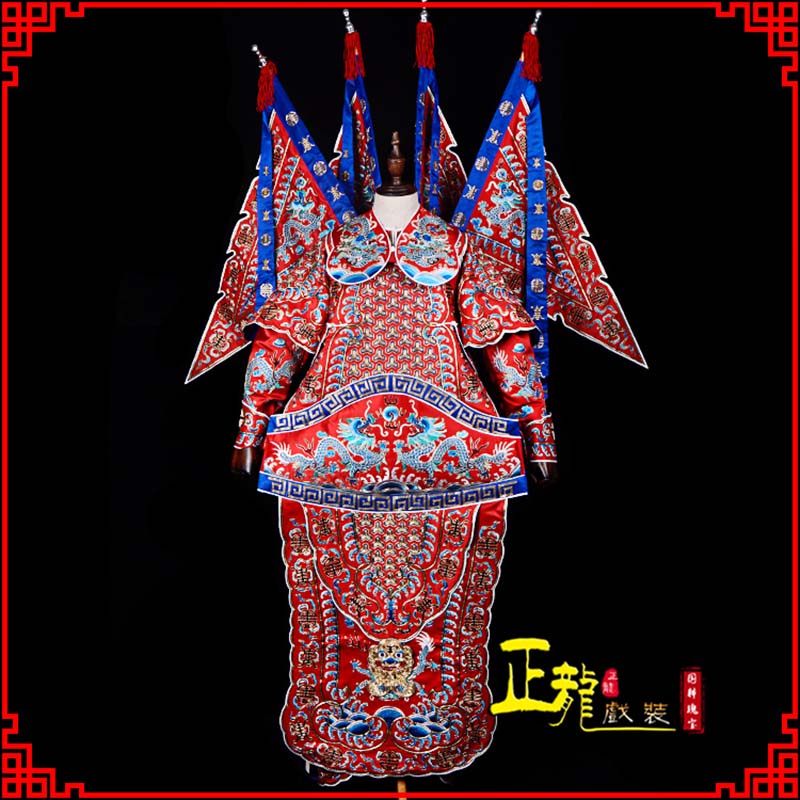 红桥武生戏服戏曲武将靠
